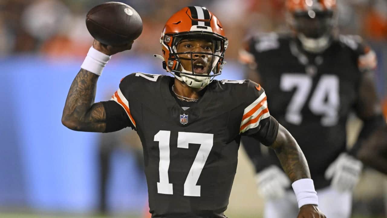 Who will be the Browns’ starting QB in week 13 against the Rams after Dorian Thompson-Robinson is declared unavailable?