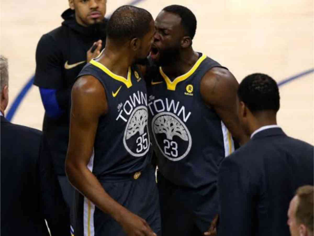 Kevin Durant and Draymond Green