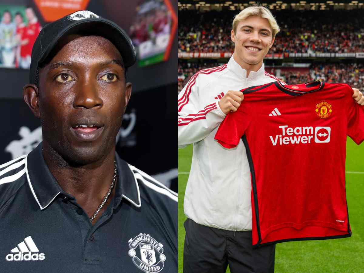 “Can’t bring a rookie to do man’s job” – Dwight Yorke criticizes Manchester United’s transfer strategy, calls for established forwards over Rasmus Hojlund