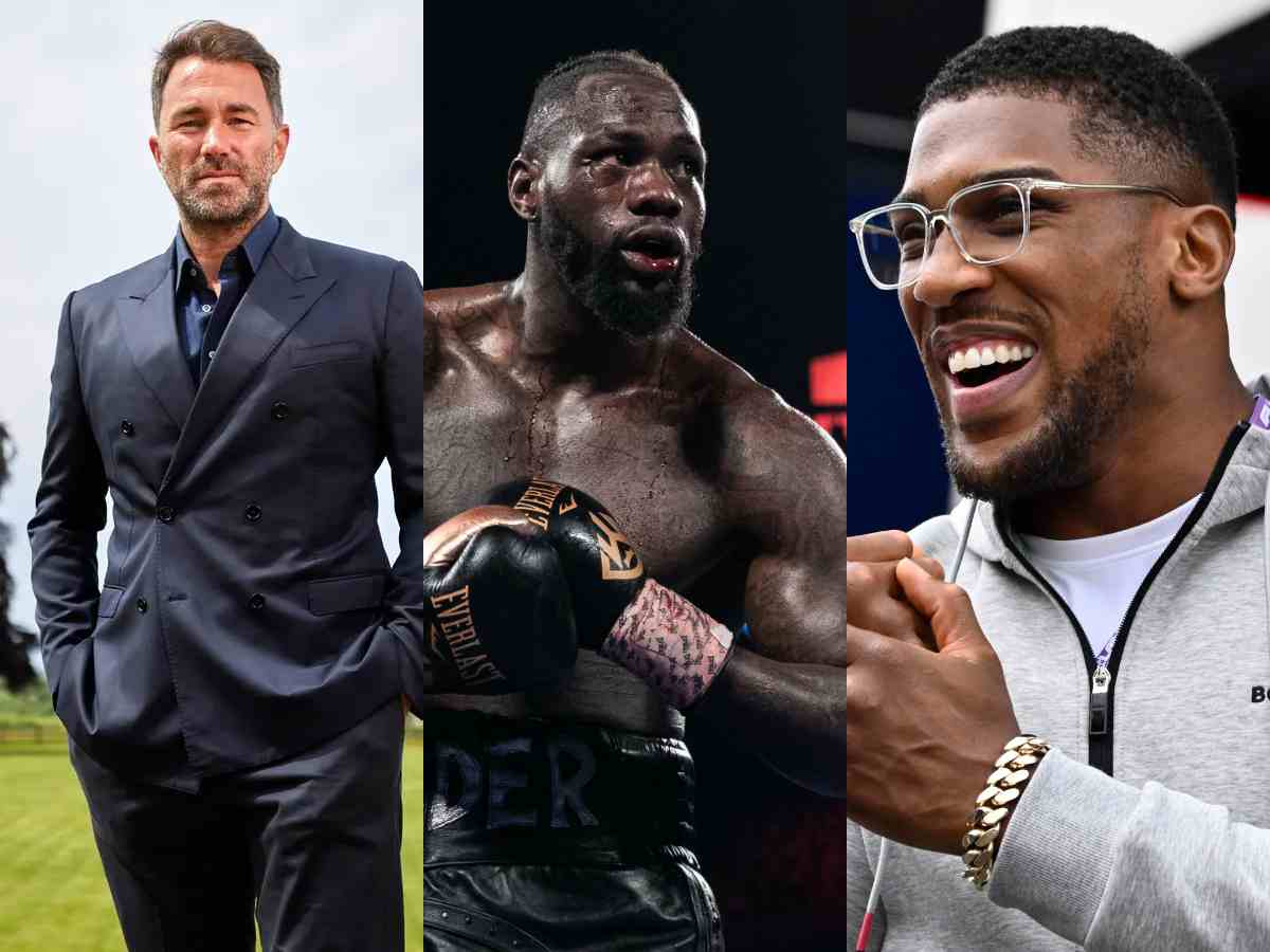 “We did sign,” Eddie Hearn reveals Joseph Parker vs. Deontay Wilder fight was a ‘kick in the n*ts’ for Anthony Joshua super fight