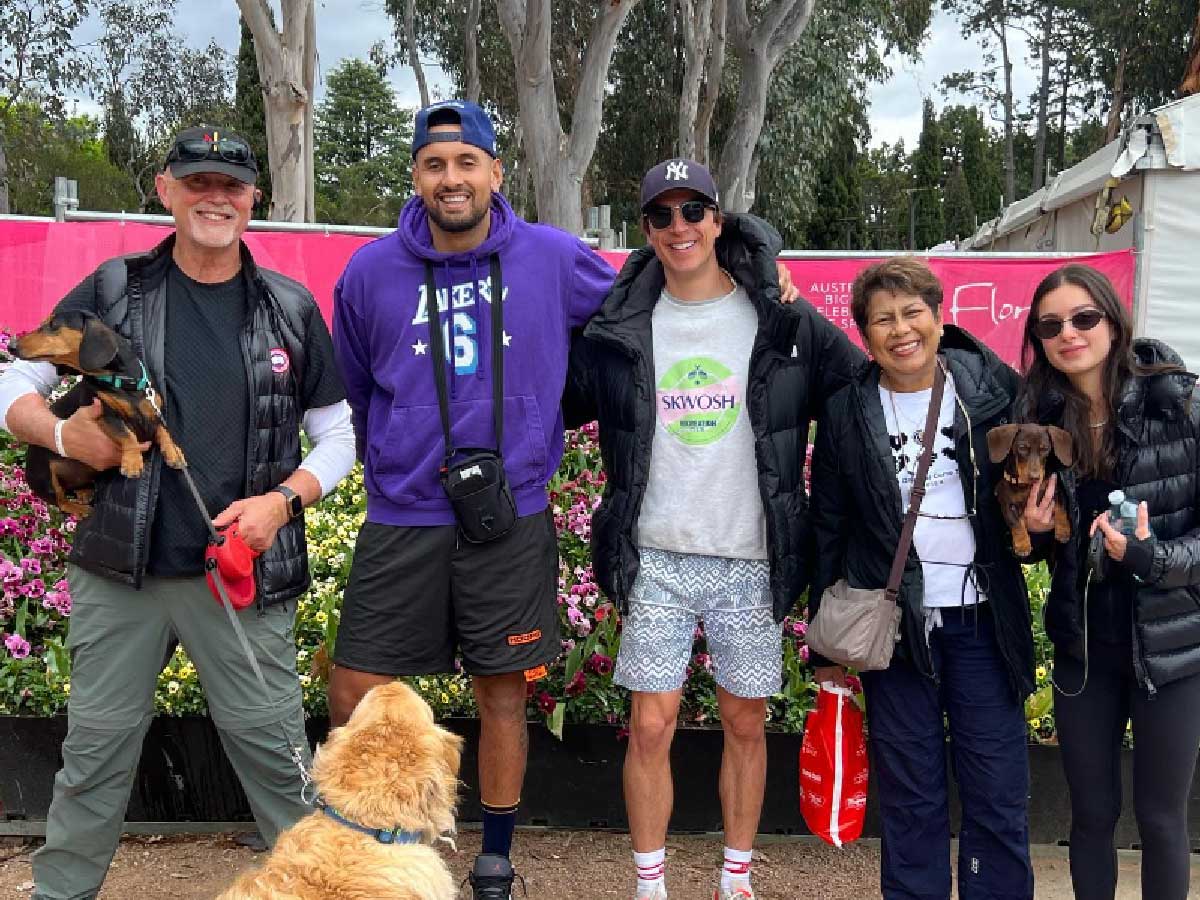 Nick Kyrgios turns rescuer for comedian Elliot Loney who opens up on contemplating suicide this year