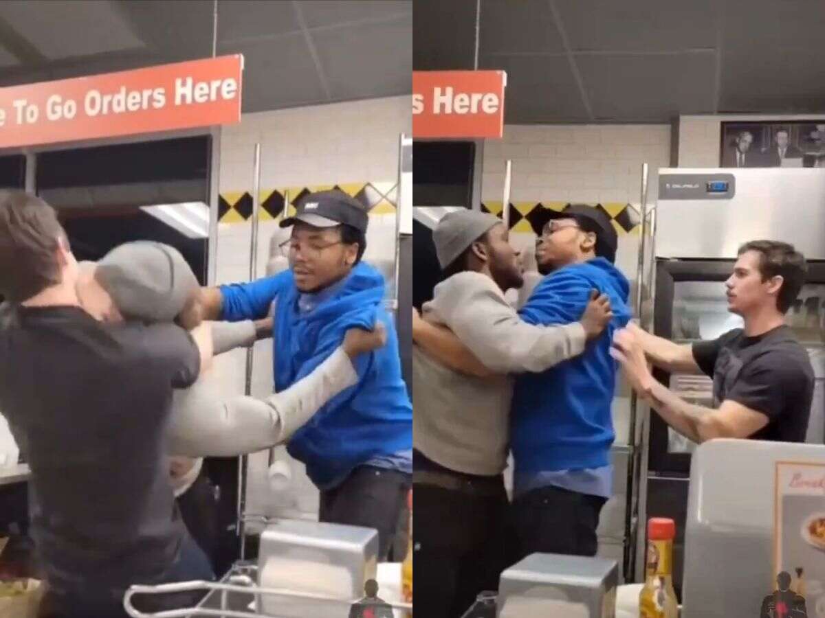 WATCH: Guy gets knocked out for trying to lock customer in Samoa Joe’s Coquina Clutch in middle of fight with a Waffle House employee