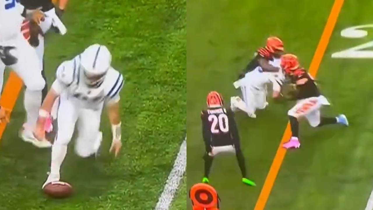 WATCH: Gardner Minshew shockingly wasn’t checked for concussion after a nasty hit during the Colts-Bengals game