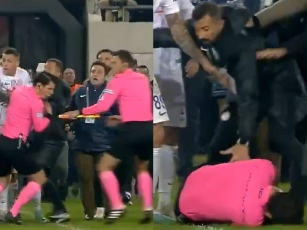 WATCH: “Inhumane and despicable,” Turkish football league suspended after a club President KICKED and PUNCHED a referee