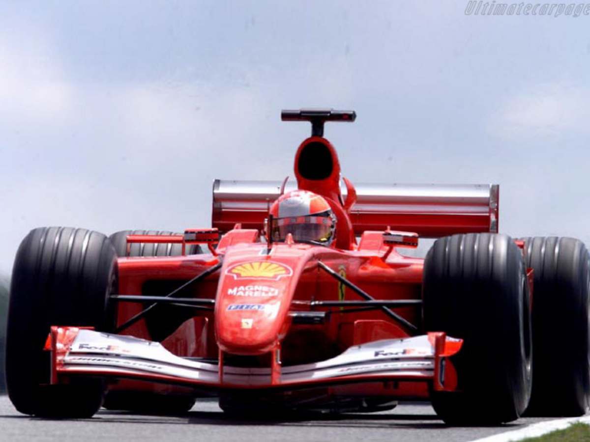 The iconic Ferrari F2001