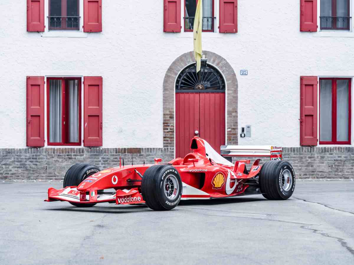 Michael Schumacher's Ferrari F2003 placed for auction