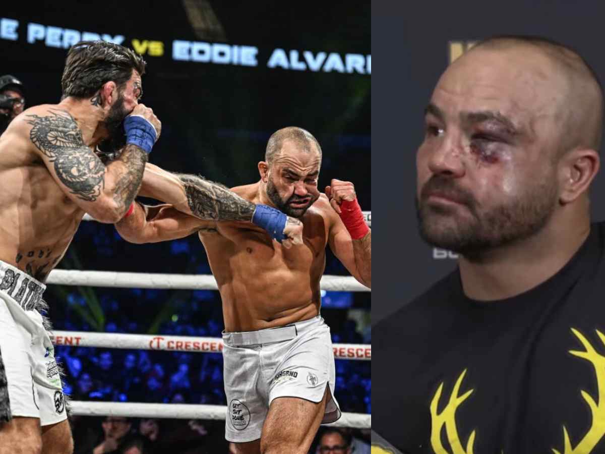 “My orbital’s smashed up,” Eddie Alvarez unveils severe damage after epic bare knuckle clash with Mike Perry