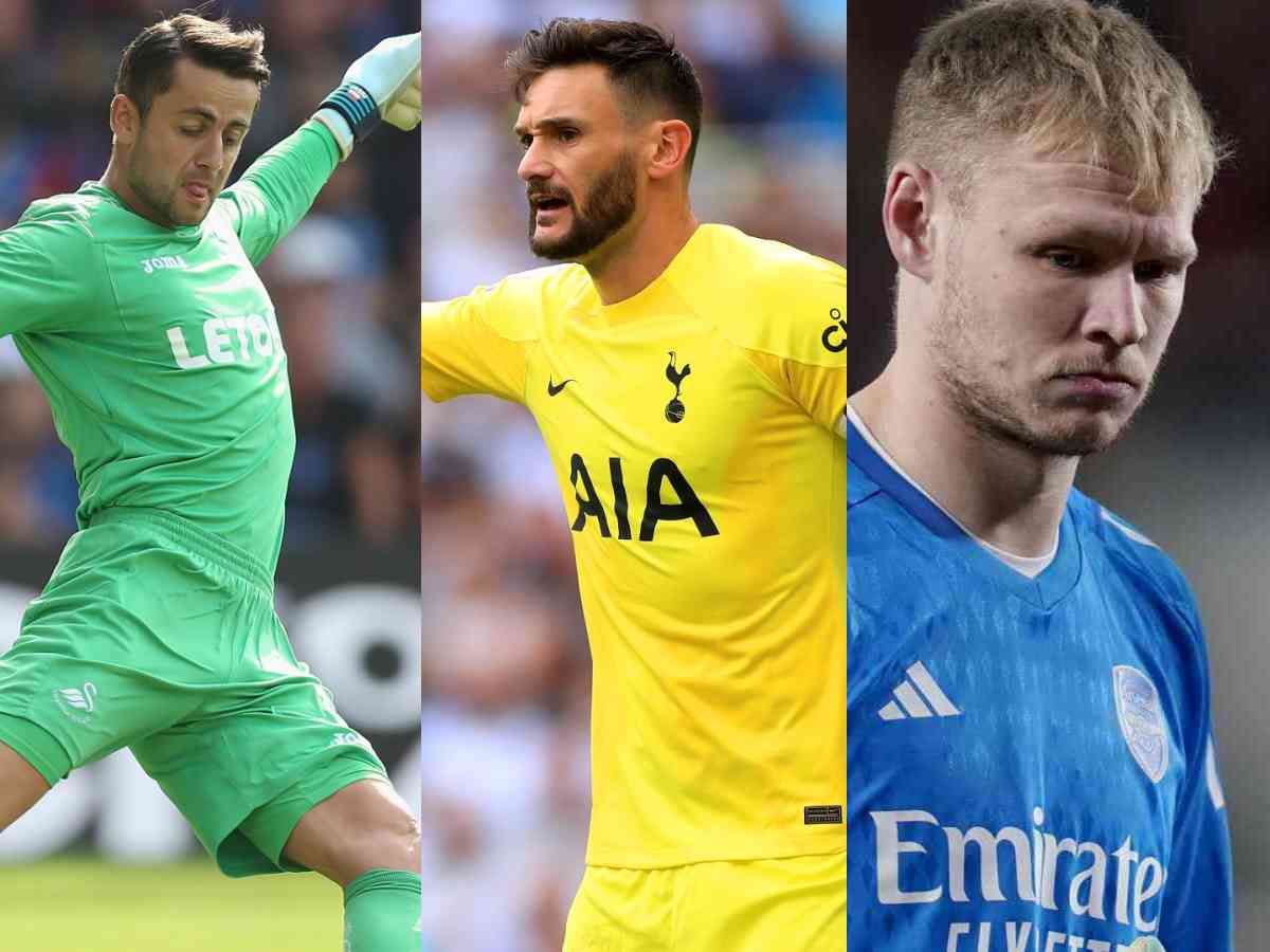 Lukasz Fabianski, Hugo Lloris and Aaron Ramsdale