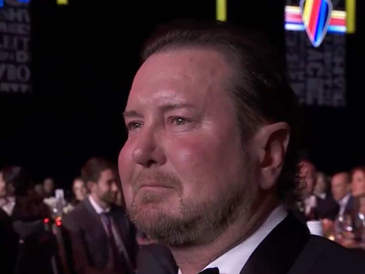 WATCH Kurt Busch breaks down into tears as he bids an emotional