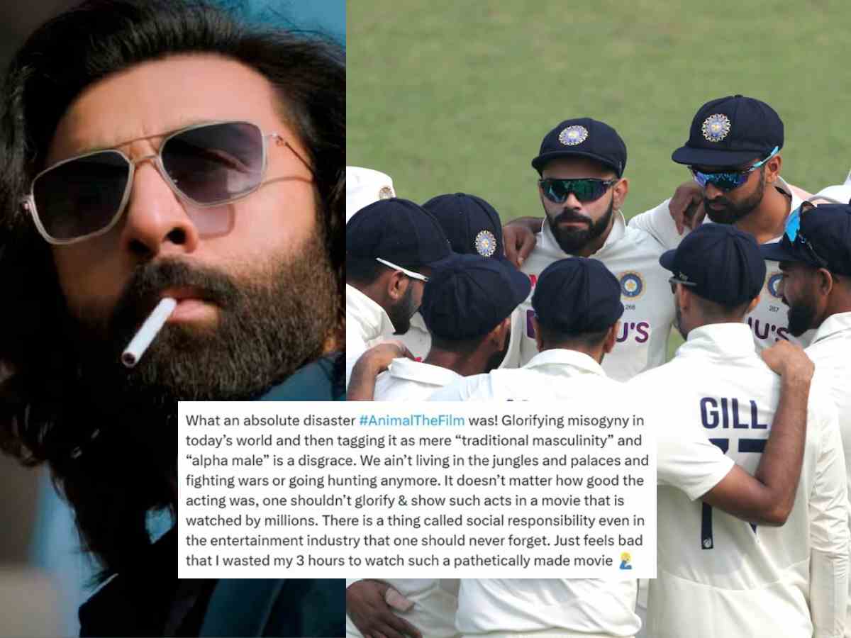 “Glorifying misogyny in today’s world,” senior cricketer slams Animal, feels he wasted 3 hours by watching a PATHETICALLY made movie