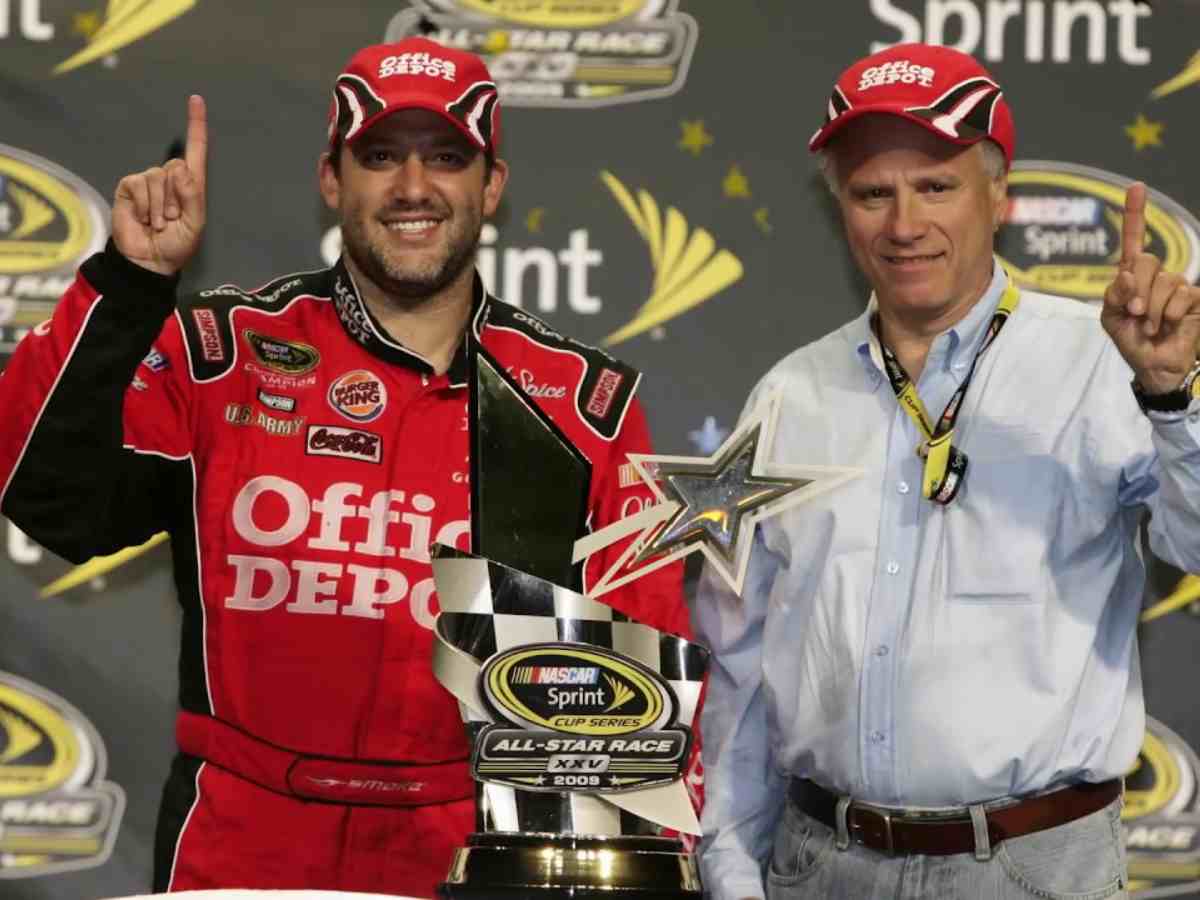 Tony Stewart and Gene Haas 