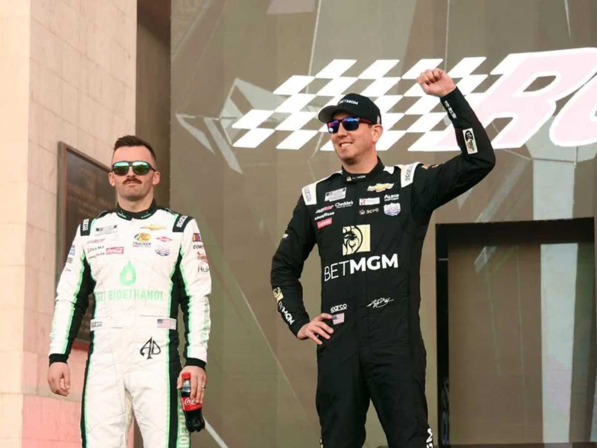 RCR teammates, Austin Dillon and Kyle Busch 