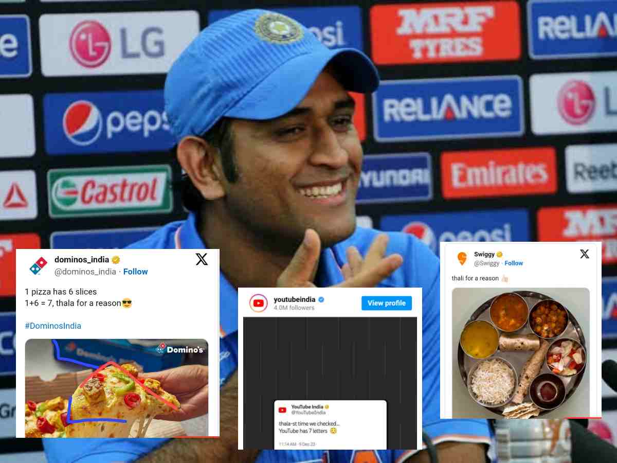 “Thala for a reason,” Google India, YouTube India, Dominos India and other brands join trend, pay tribute to MS Dhoni in unique ways