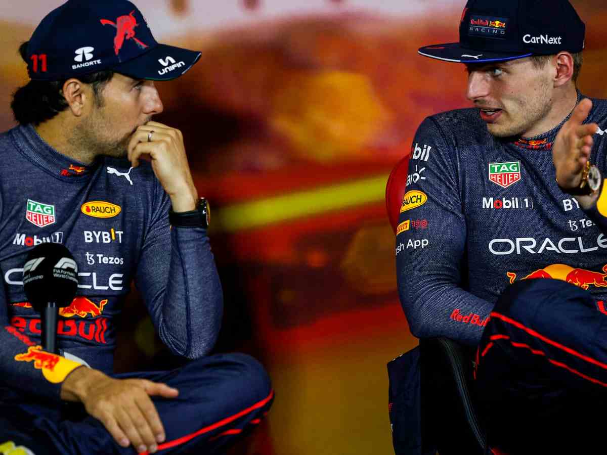 Max Verstappen and Sergio Perez