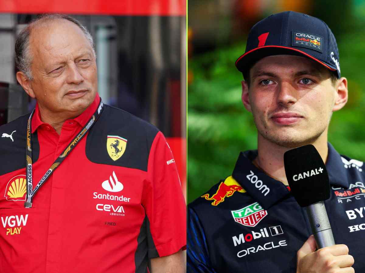 “Never say never!!” Fred Vasseur gives his verdict on a potential tie-up with Max Verstappen at Ferrari