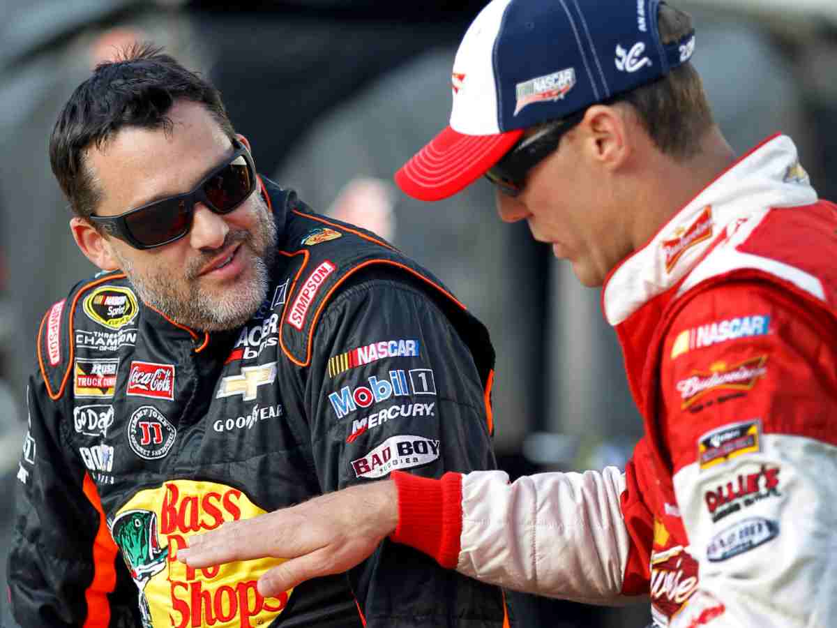 Tony Stewart and Kevin Harvick