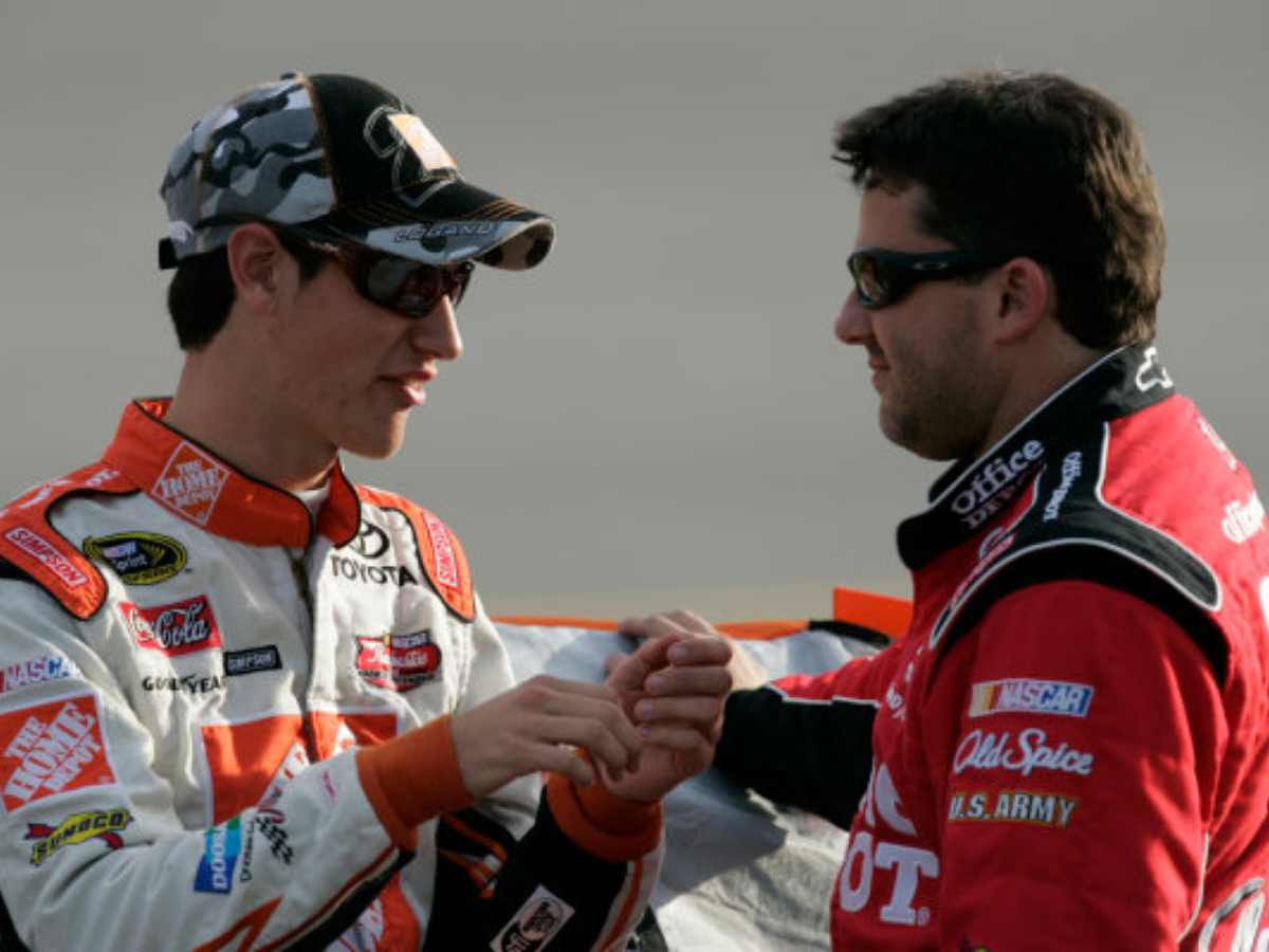 Tony Stewart and Joey Logano