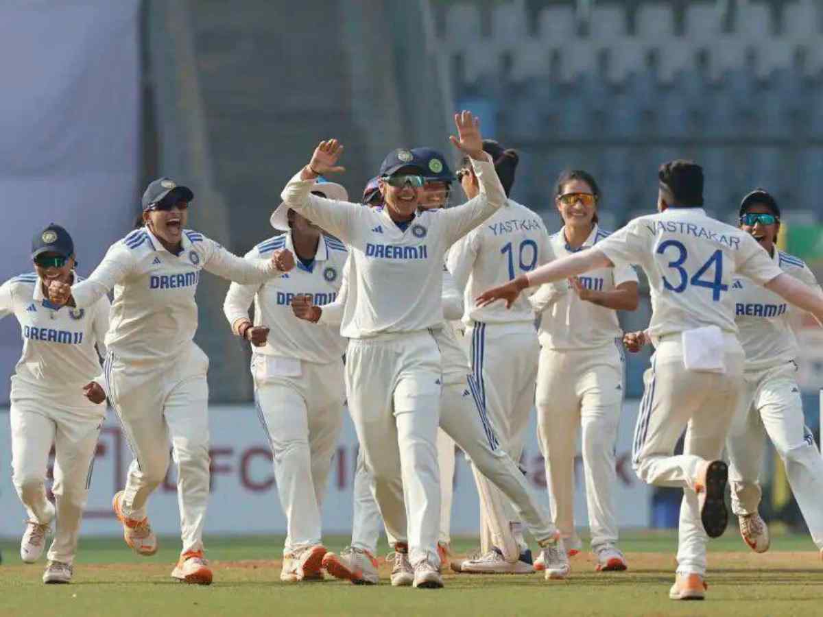 “Little bit of healing post world cup final loss”- Indian women beat mighty Australia in historic one-off Test on home soil, fans can’t keep calm