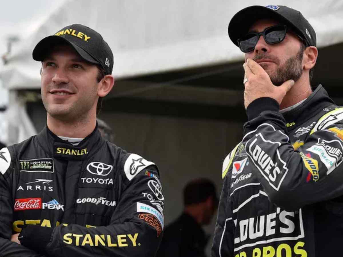 Daniel Suarez and Jimmie Johnson