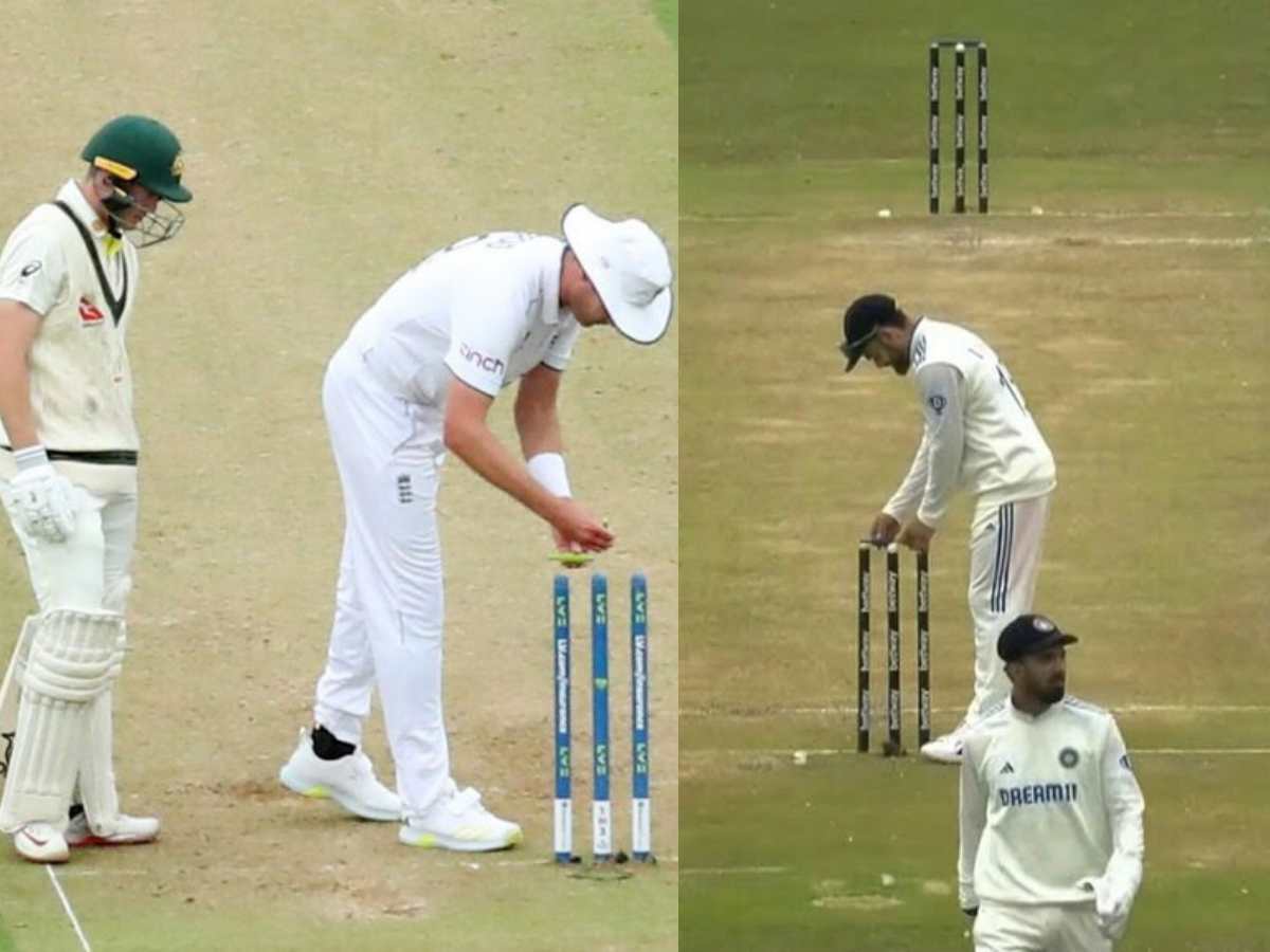 Stuart Broad’s two-word reaction after Virat Kohli mimics the Englishman by swapping bails during India vs South Africa Test