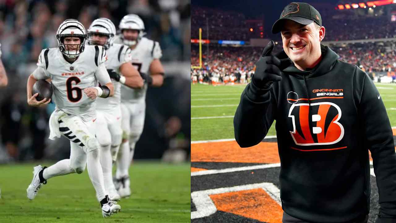 “He just lit the world!” Cincinnati Bengals HC Zac Taylor hypes Jake Browning up after his game-winning performance against the Jaguars