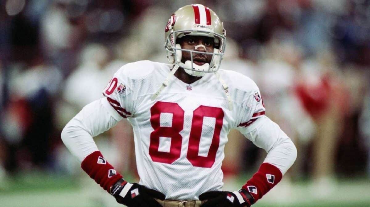 49ers legend Jerry Rice blows the internet with his ‘controversial’ take on Dre Greenlaw’s ejection after altercation with Eagles’ security guy
