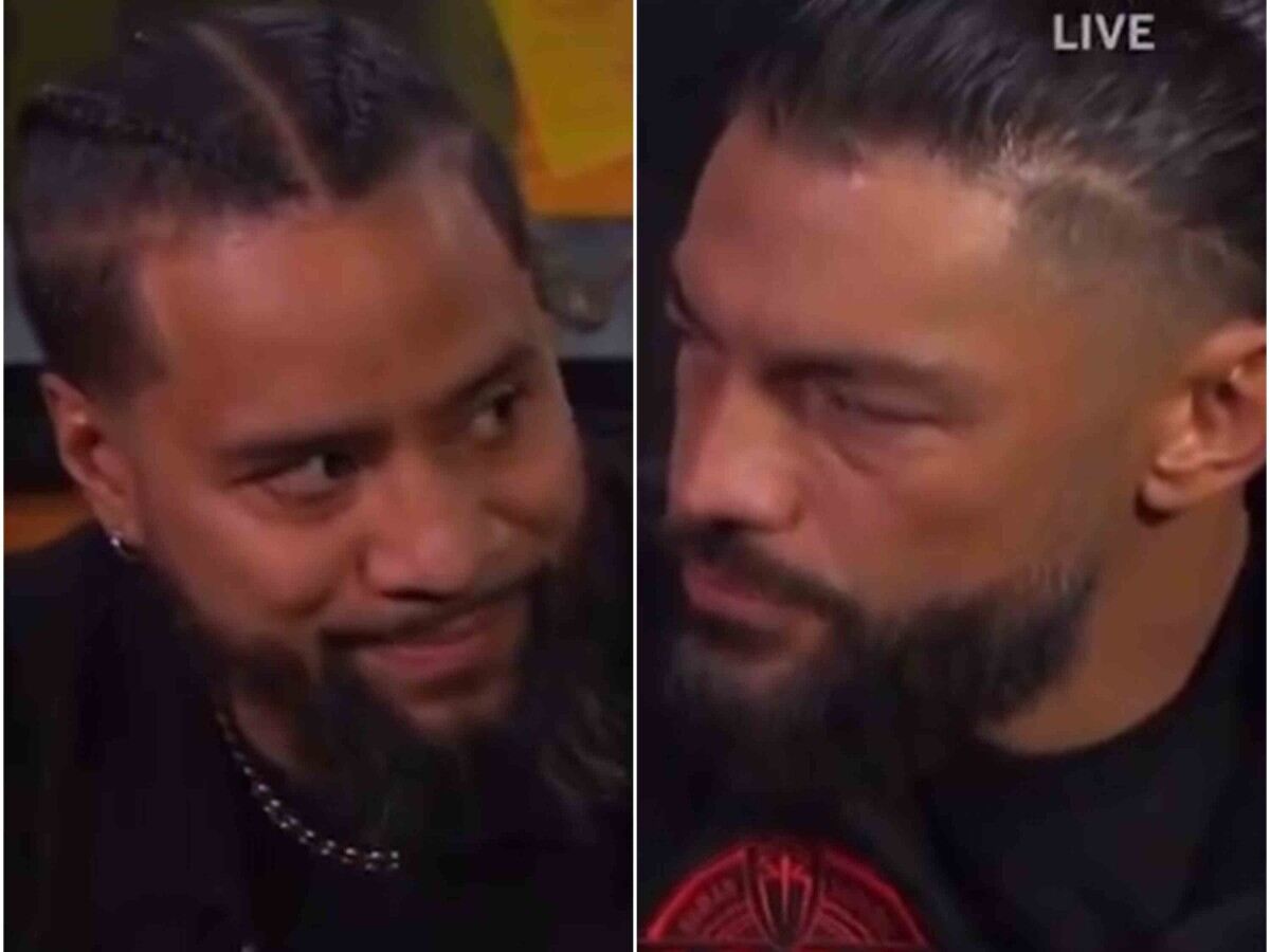 “Jimmy missing Jey”- WWE Universe can’t stop laughing after Jimmy Uso’s dramatic staredown with Roman Reigns due to the mention of YEET