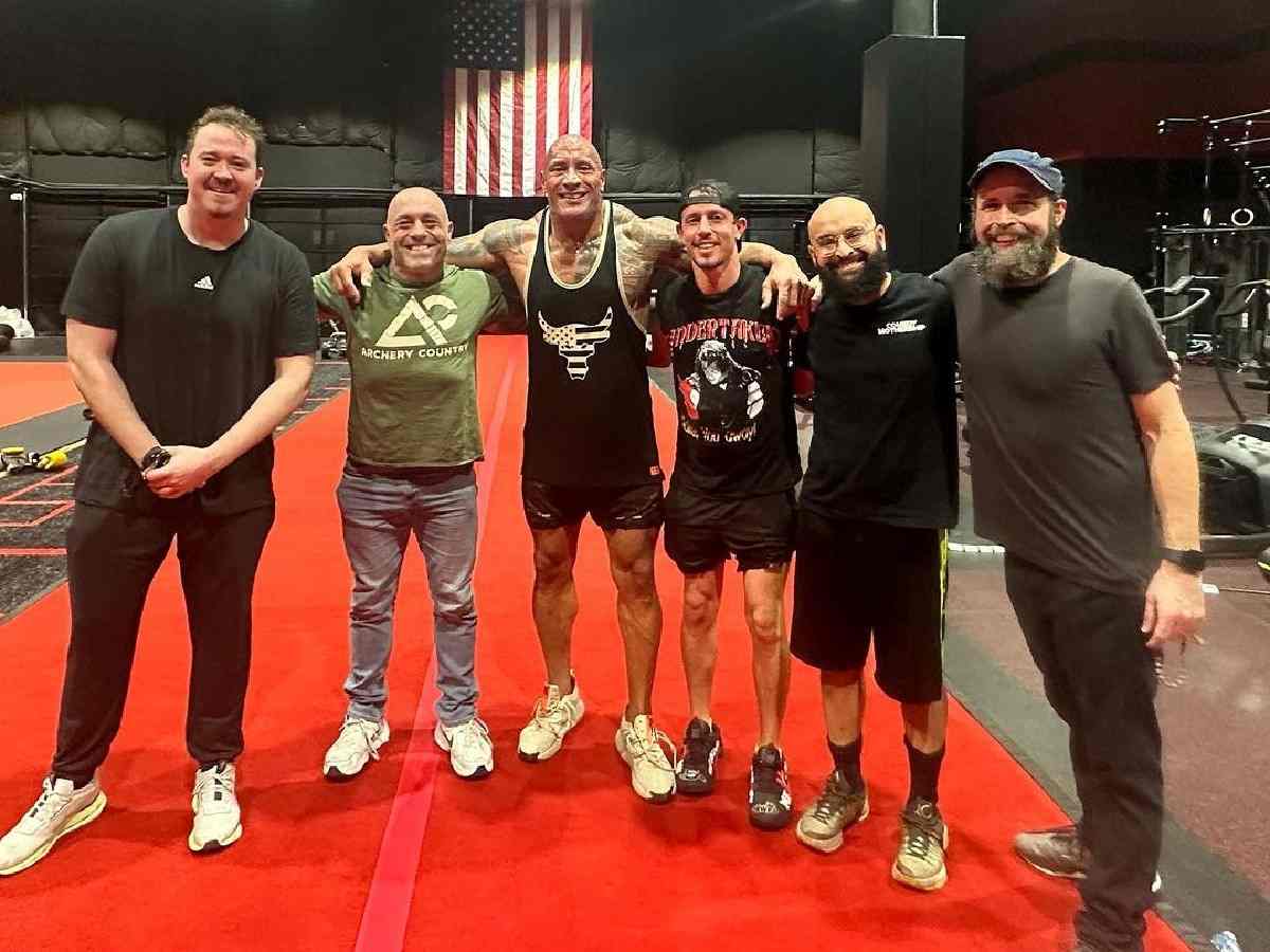 “God I wish we were half naked” – Dwayne Johnson reminisces working out with Joe Rogan and friends in unexpected crossover