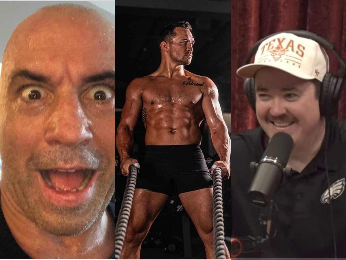 “Sounded a lot more gay….” Joe Rogan admiring UFC fighter’s muscles gets called out by comedian friend