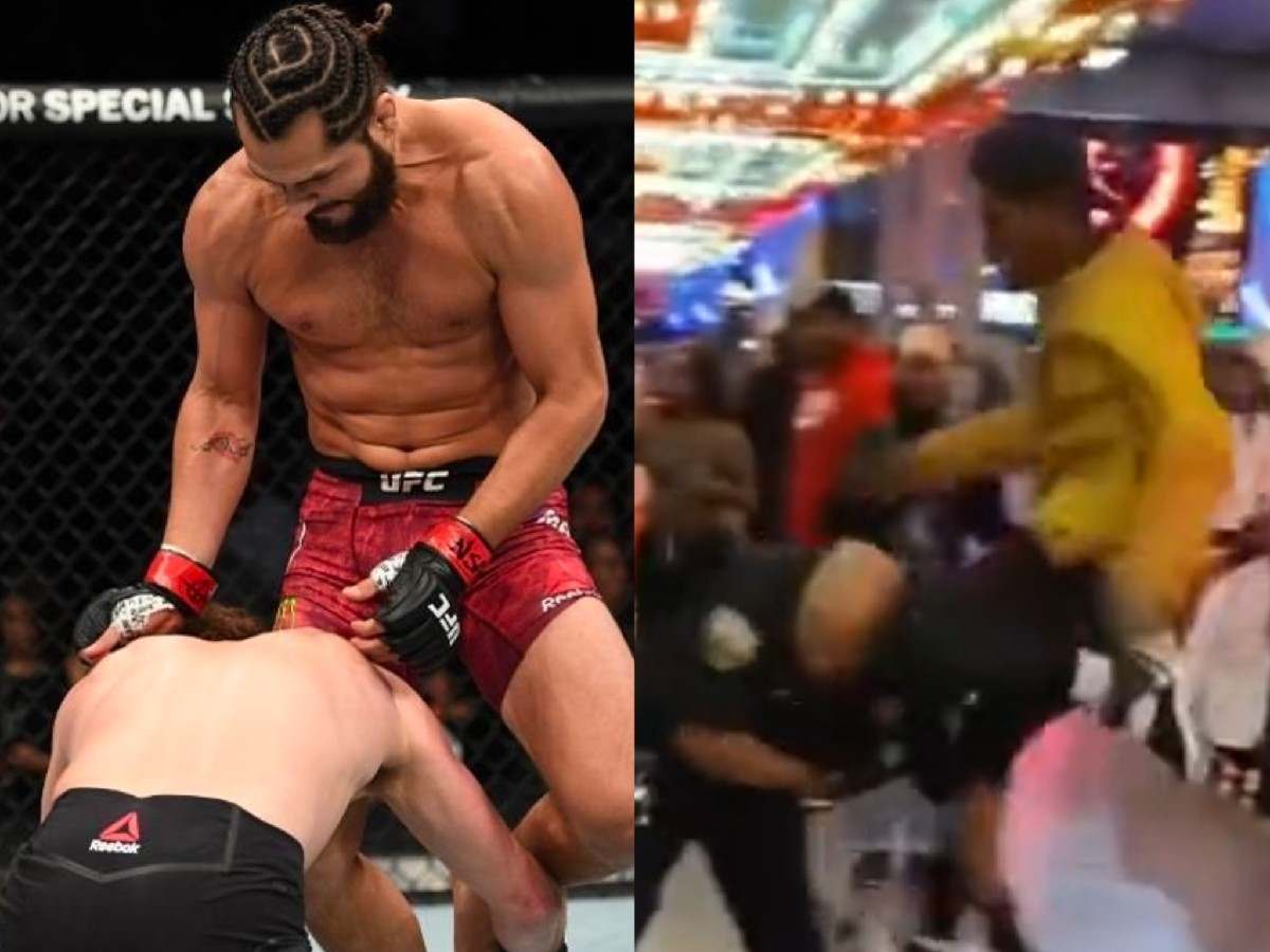 WATCH: Vegas police officer attacked with flying knee as stranger copies UFC star Jorge Masvidal’s move