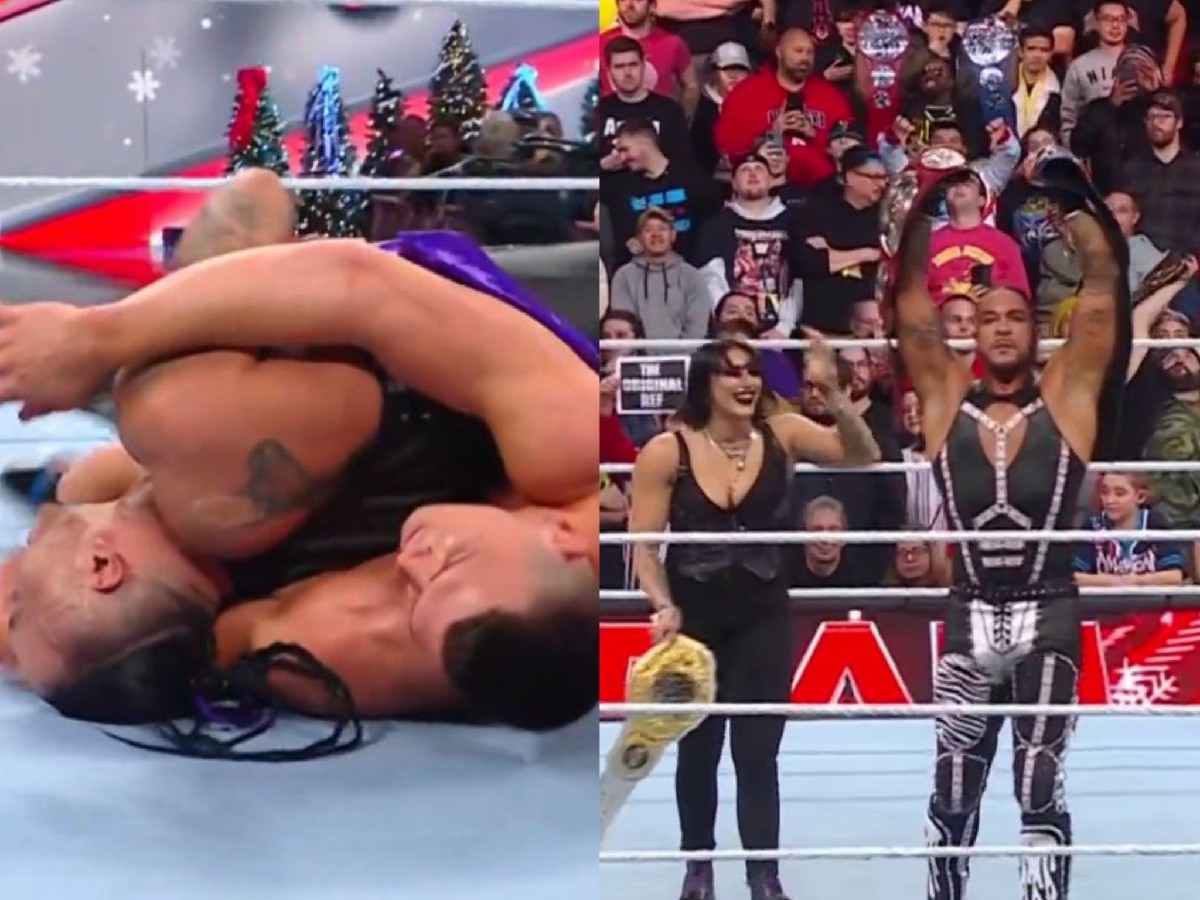 “Ref got paid by Rhea smh”- WWE fans express frustration as The Judgment Day retains Undisputed Tag Team titles after controversial finish on Raw 