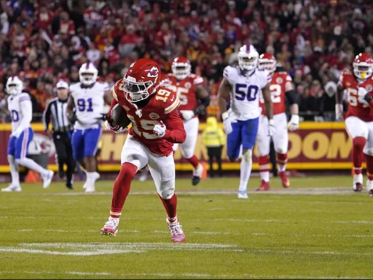 “Absolutely the right call!” NFL Commissioner Roger Goodell stands by penalty call during the Bills-Chiefs game that drew Patrick Mahomes' ire 1 Kadarius Toney's offside penalty