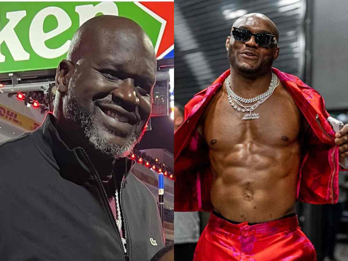 “He’s a cool guy,” Kamaru Usman reveals relationship with NBA legend Shaquille O’Neal after becoming famous