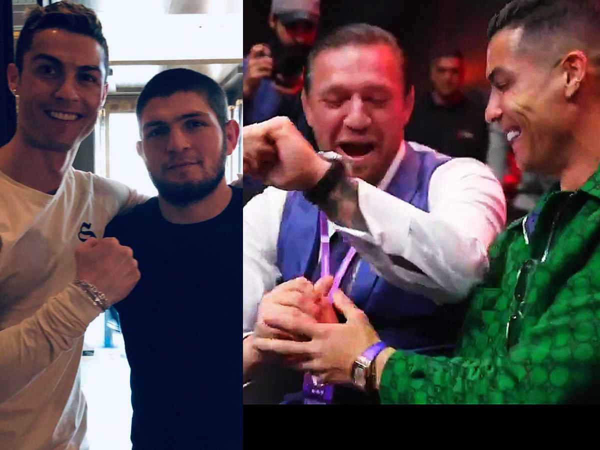 “Thinking where Khabib’s at” – Conor McGregor’s ‘coke-talk’ watch conclave with Cristiano Ronaldo at Riyadh Season Boxing sparks hilarious reactions from fans