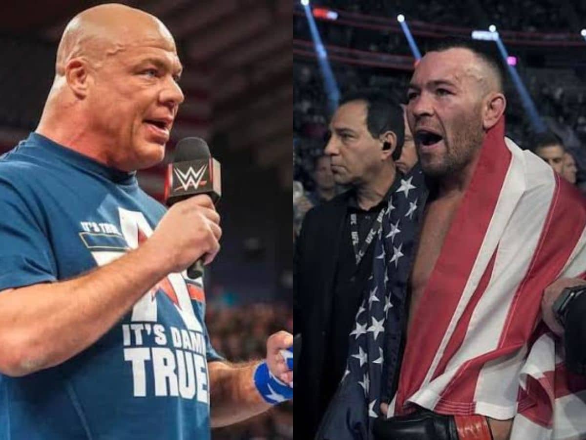 Kurt Angle and Colby Covington