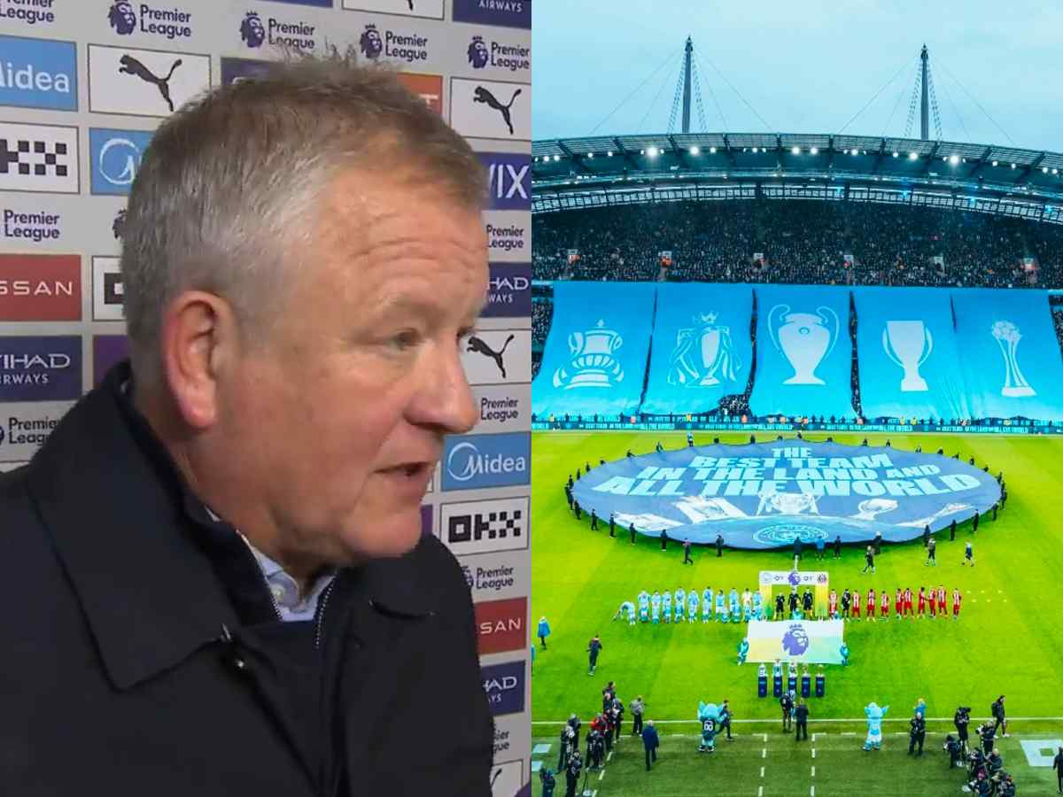 “They’re simply outstanding”- Sheffield United boss Chris Wilder reacts to Manchester City flexing their 5 trophies at the Etihad Stadium