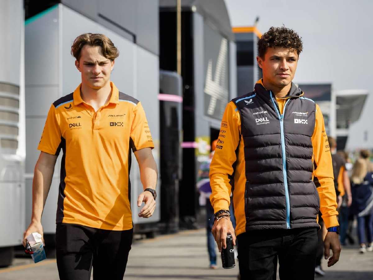 Lando Norris and Oscar Piastri