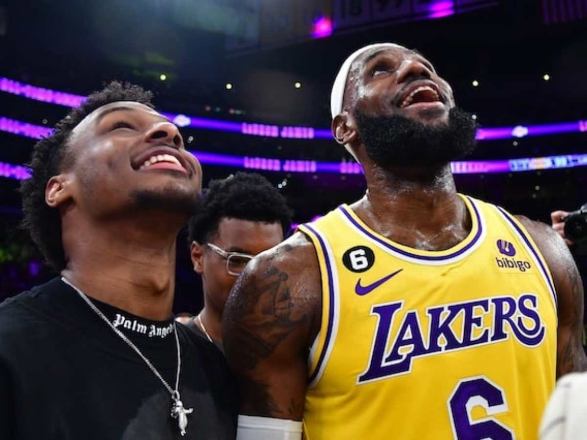 LeBron James and Bronny James