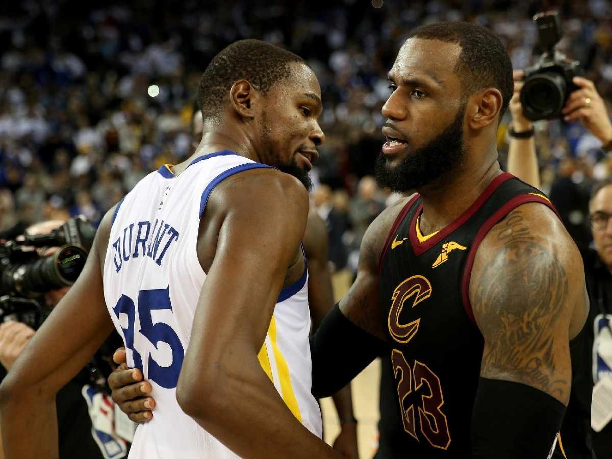 LeBron James and Kevin Durant`