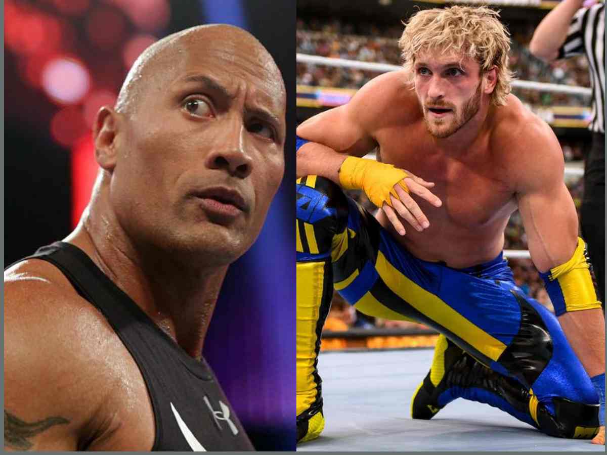 The Rock and Logan Paul 