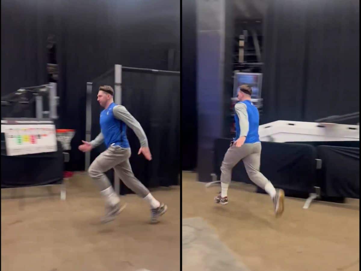 WATCH: “He knew he was gonna clown the Suns!” – Luka Doncic’s Forrest Grump-inspired run before dropping 50 points against Phoenix on Christmas goes viral, fans react