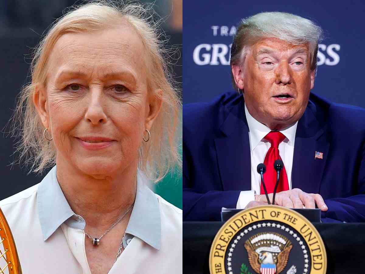 Martina Navratilova & Donald Trump