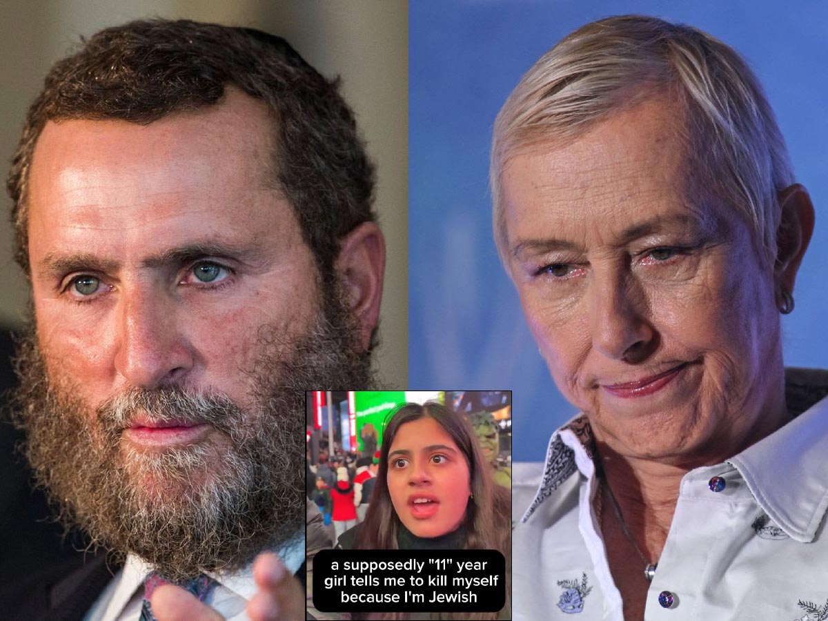 Martina Navratilova stunned by author Shmuley Boteach’s xenophobic incident at Times Square after an 11-year-old kid along with her family told him to ‘k*ll himself’