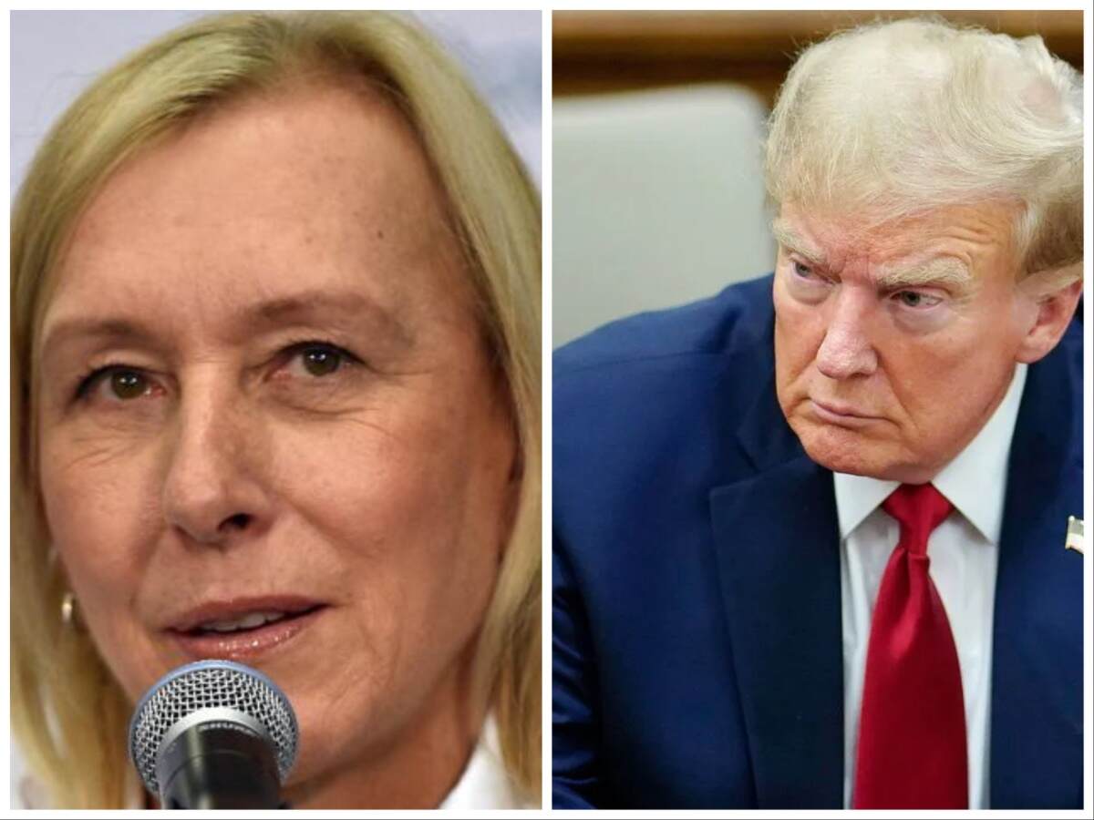 Martina Navratilova mocks Donald Trump after his former election lawyer is found guilty leaving him bankrupt for life