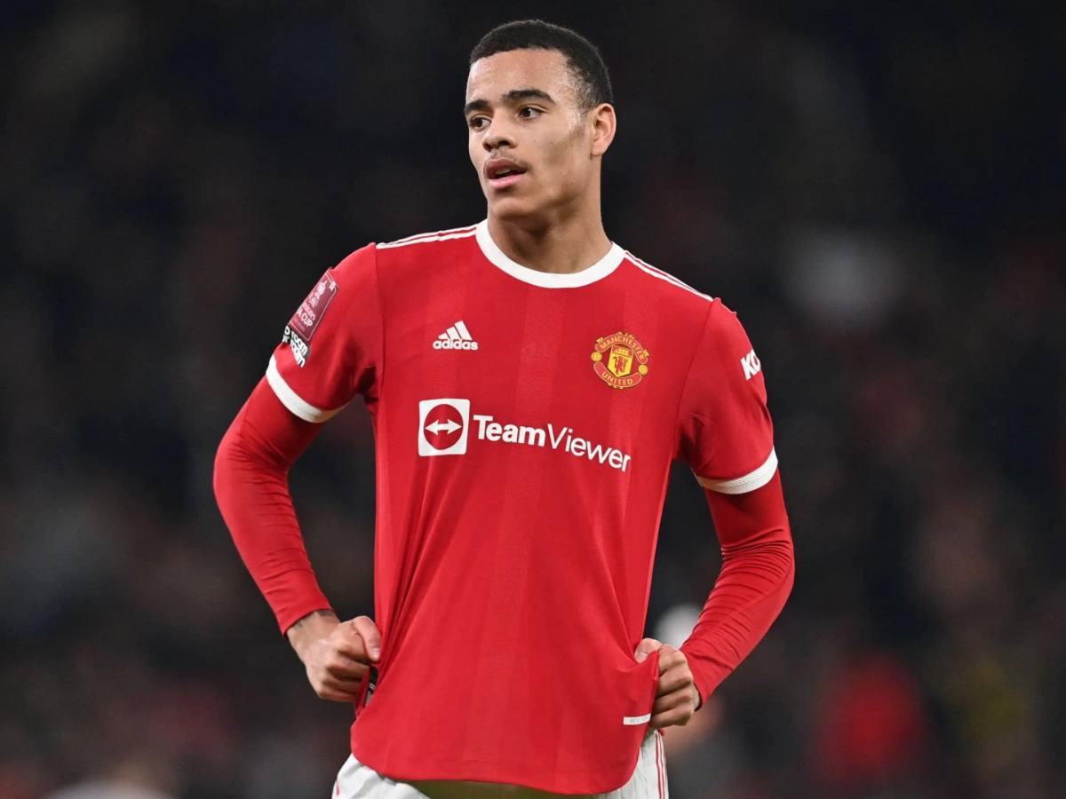 Mason Greenwood for Manchester United in 2021