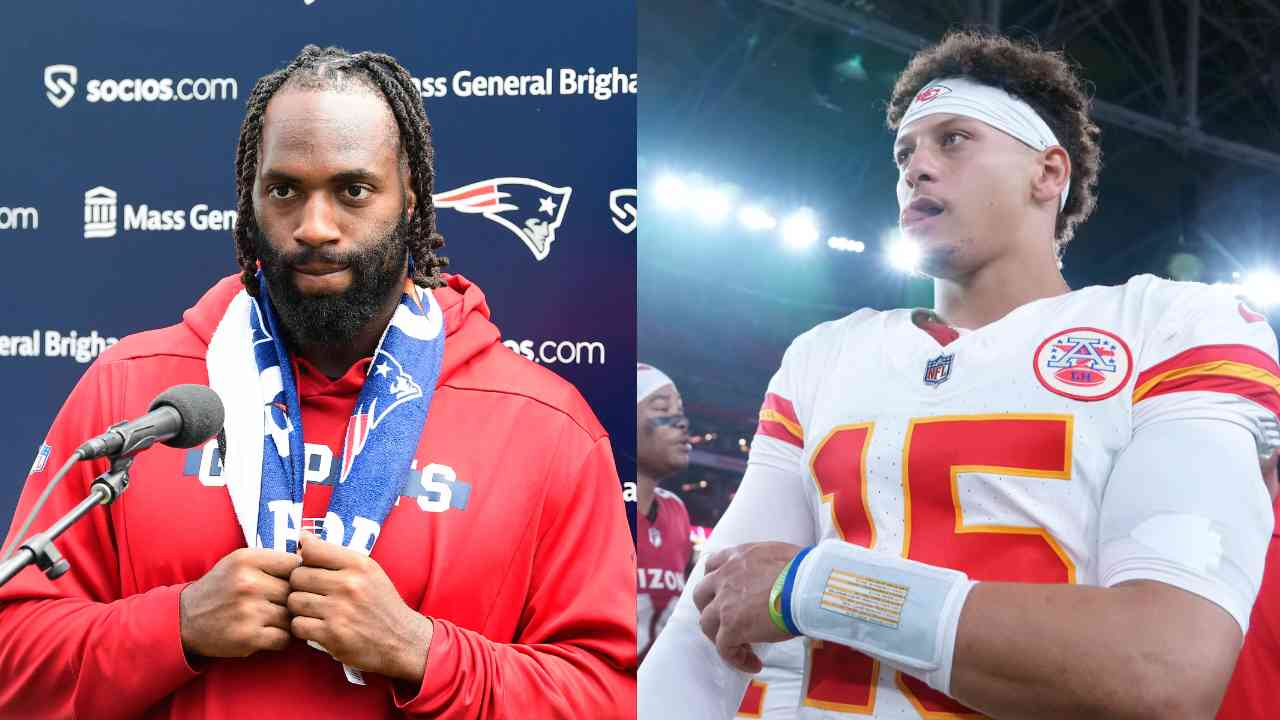 Matthew Judon trolls Patrick Mahomes in a homophobic tweet as forged picture of him kissing a referee goes viral