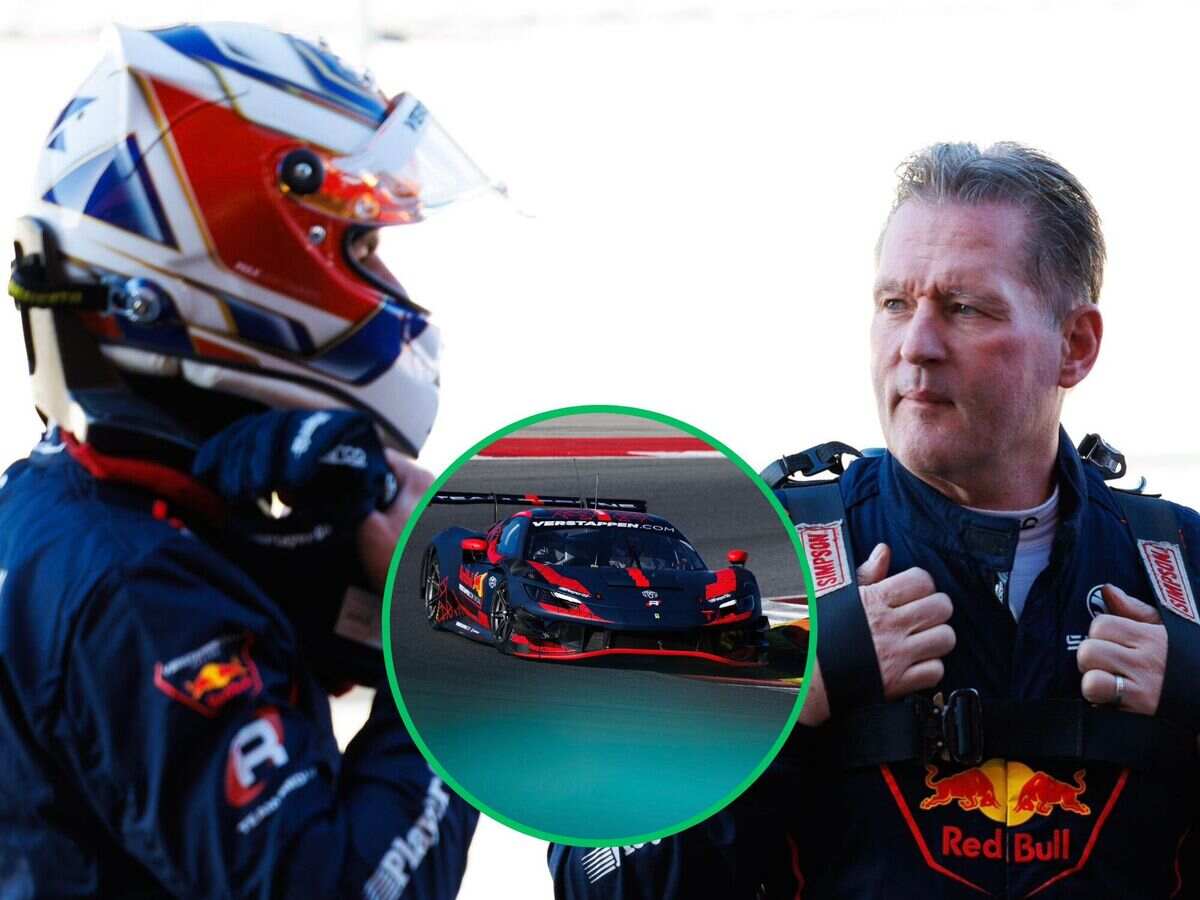 Max Verstappen spotted testing his GT3 car alongside his father Jos Vestappen