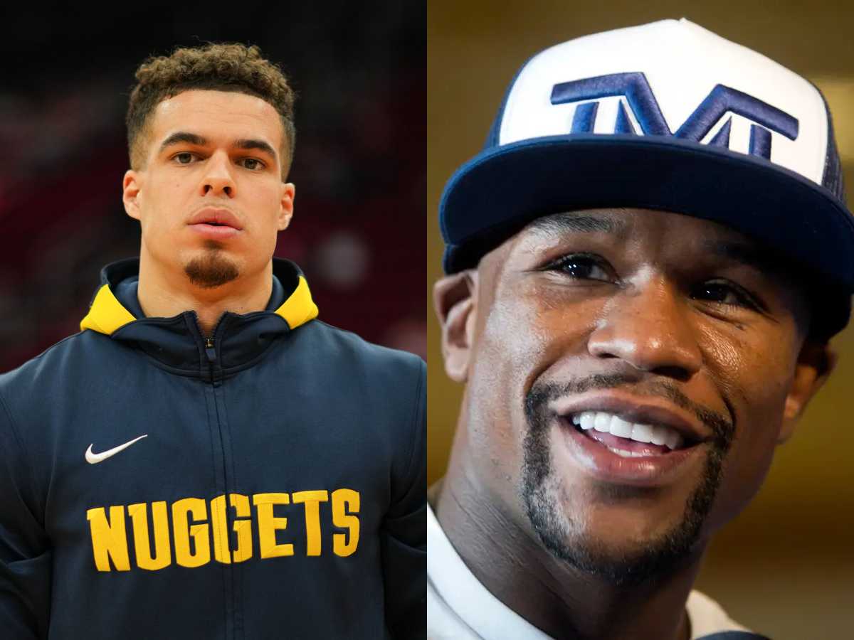 Michael Porter Jr. and Floyd Mayweather