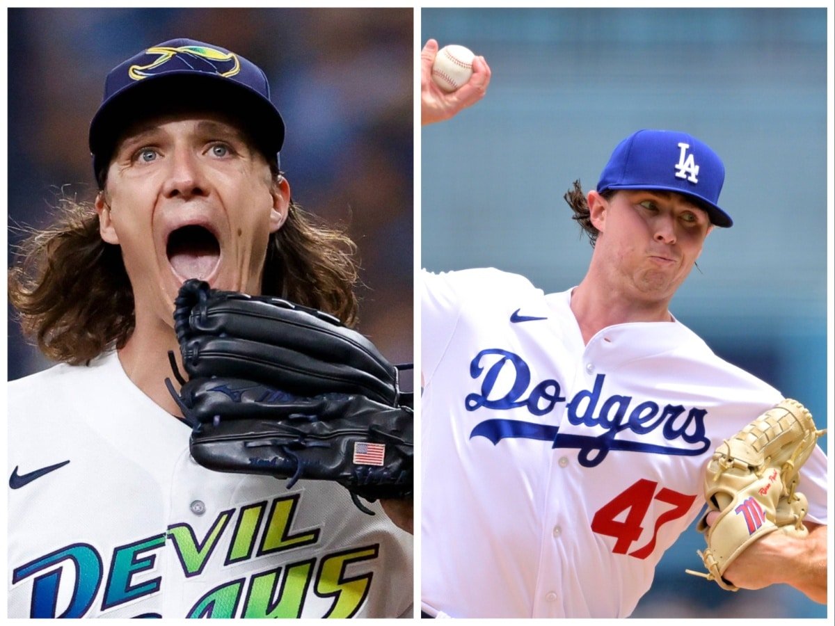 Tyler Glasnow could leave Tampa Bay for Ryan Pepiot’s Los Angeles Dodgers