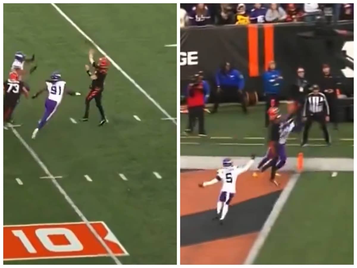 WATCH: Tee Higgins’ brilliant touchdown catch leads to Bengals’ win in overtime against the Vikings